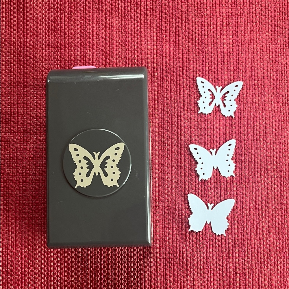 E.K. Tools Butterfly Craft Punch with three layering punches